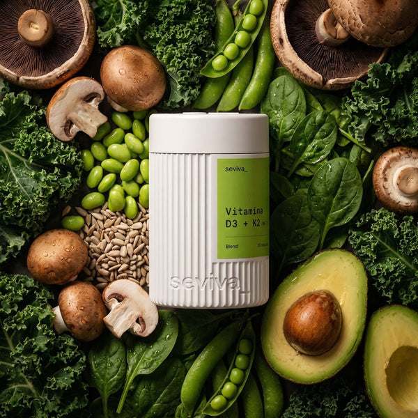 VITAMINA D3 5.000UI + VITAMINA K2 200MCG (MK-7) - Seviva