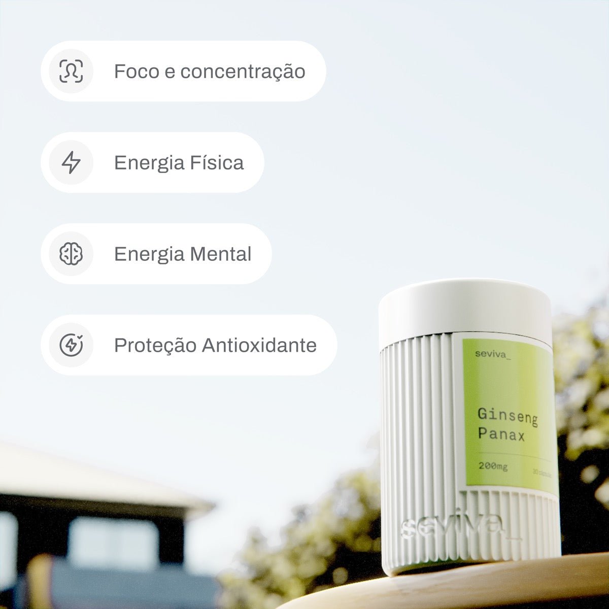 GINSENG PANAX 200MG - Seviva