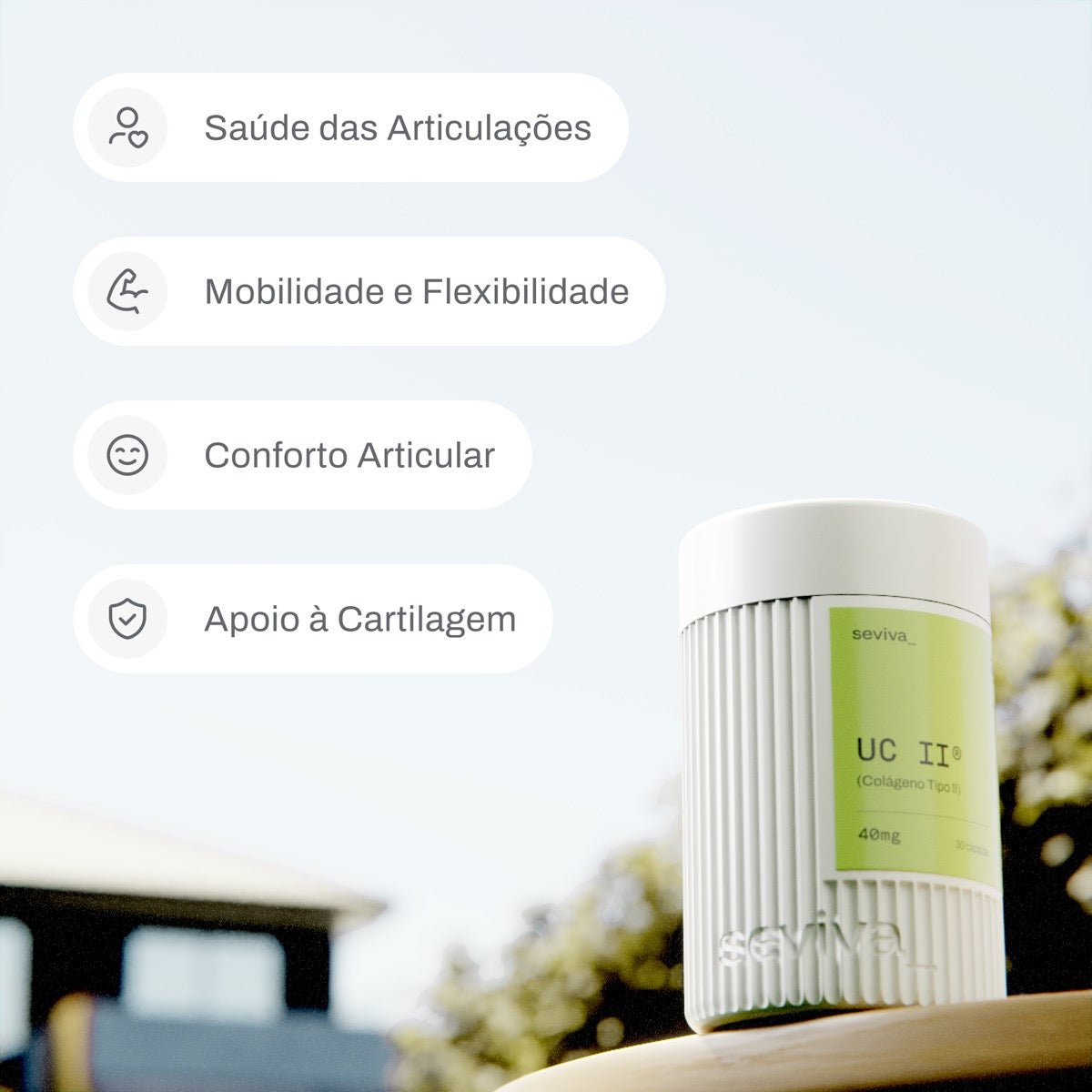 UC II® (COLÁGENO TIPO 2) 40MG - Seviva